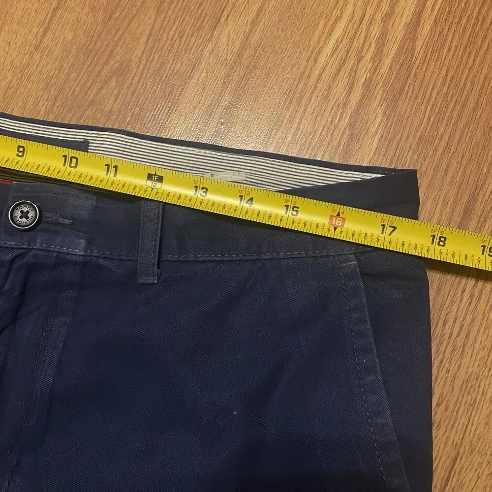 Tommy Hilfiger Mens Chino Pants Trousers 34x30 Navy Cotton Missing Back Buttons